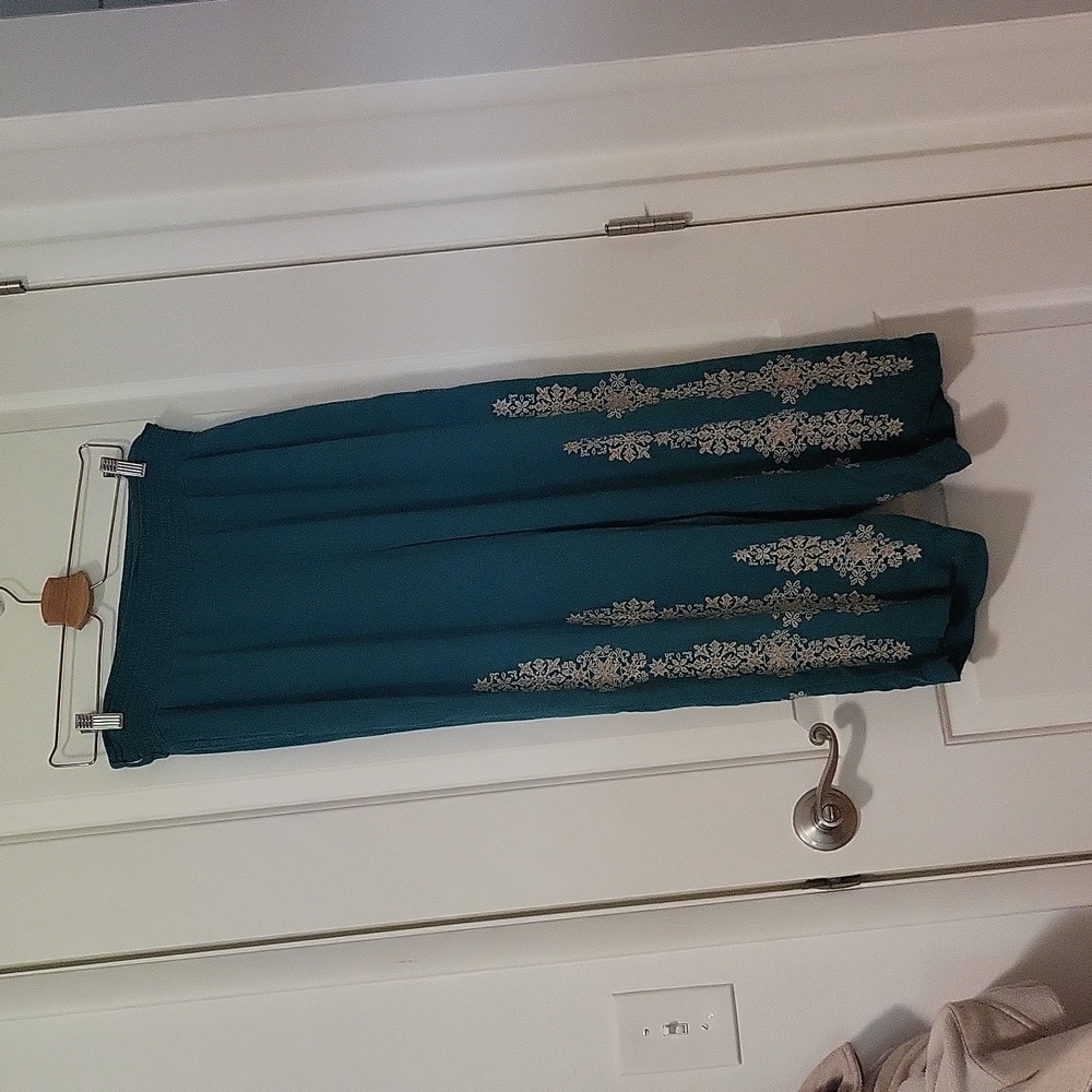 “Spice Route” viscose pants Sundance Boho Missing Belt
